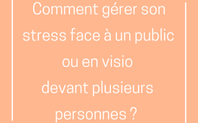 Article Episode #1 – STRESS EMOTIONS PRISE DE PAROLE