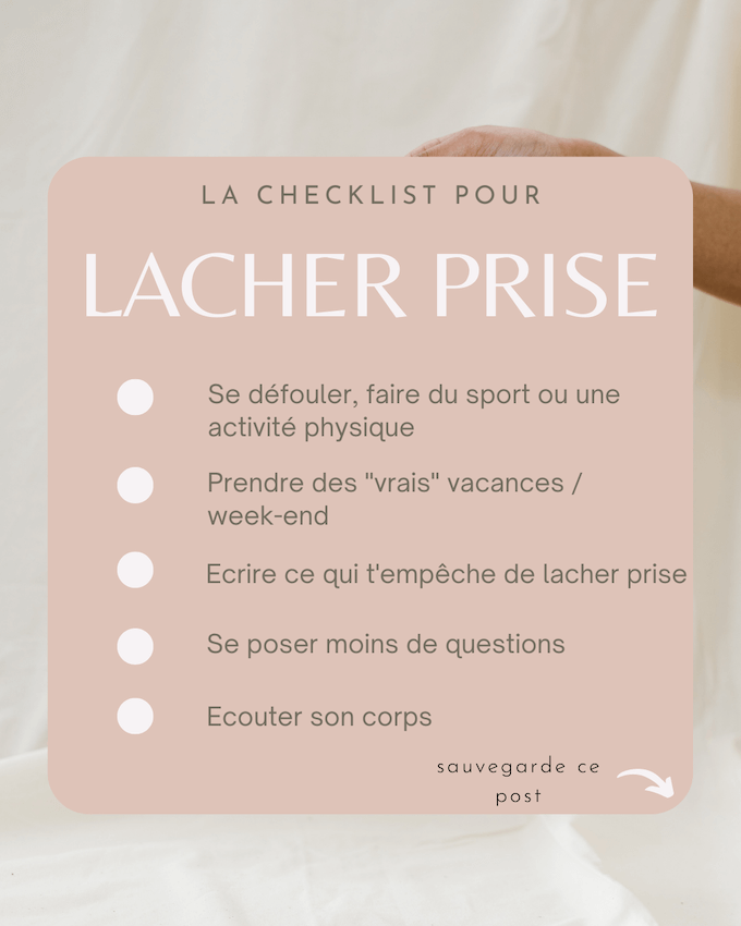 Checklist Lacher prise - Fanny Lesprit 2