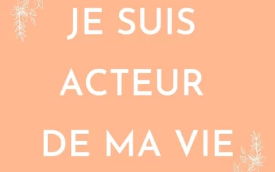 Être l’acteur et le créateur de sa vie.✨